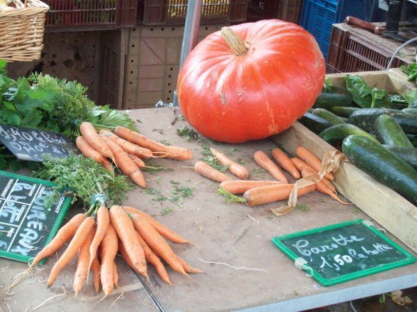 pumpkins and carrots