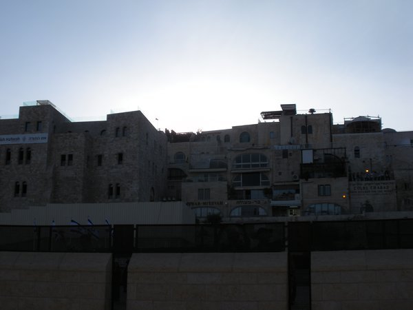 view from the Western Wall
