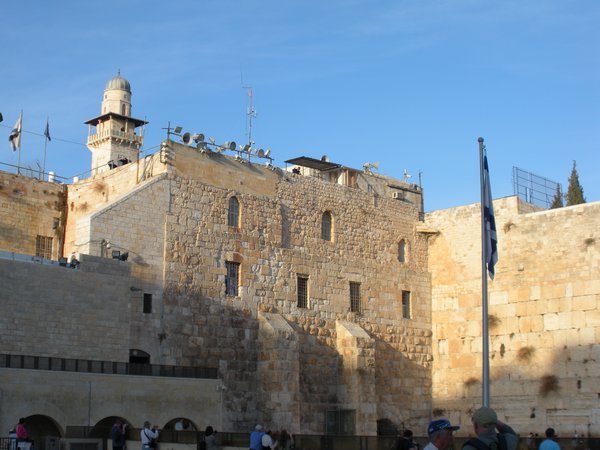 view from the Western Wall