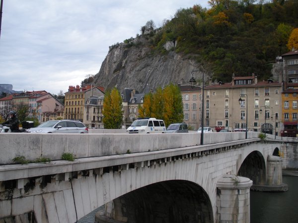 bridge over the Isère River