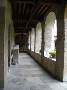 the cloisters in the Alpine life museum 