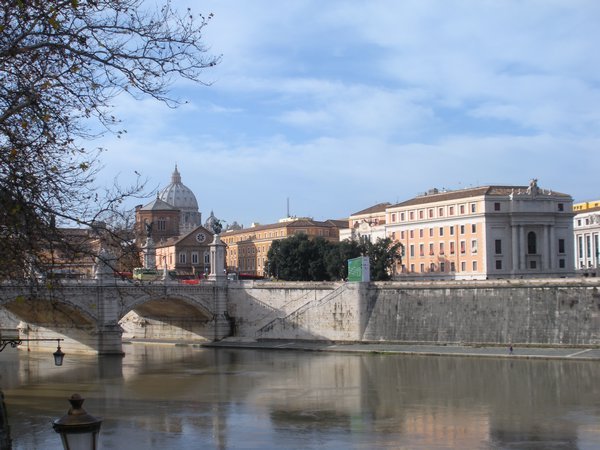 view of the Tiber River