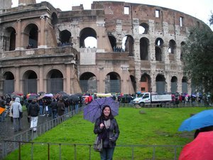 look, Mom, I'm at the Colosseum!