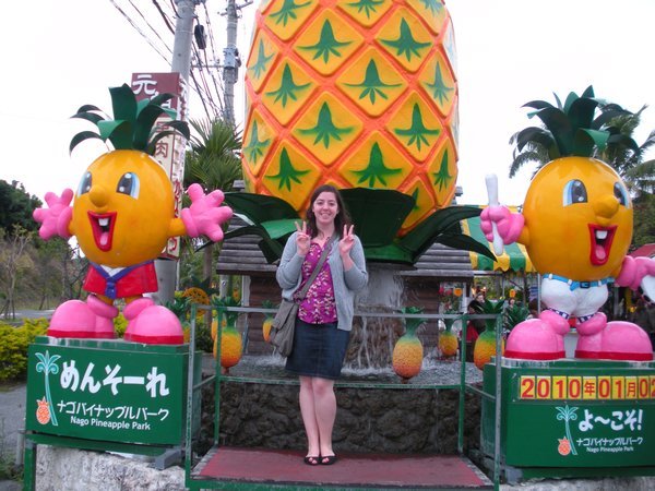 me at Nago Pineapple Park