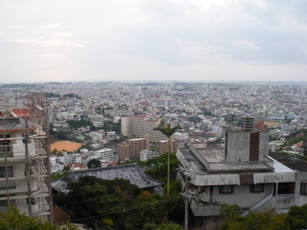 a view of Naha from Shurijo Castle Park