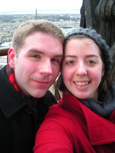 Chris and me on top of Scott Monument