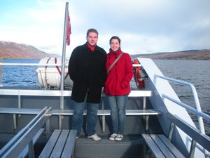 Chris and me on Loch Ness