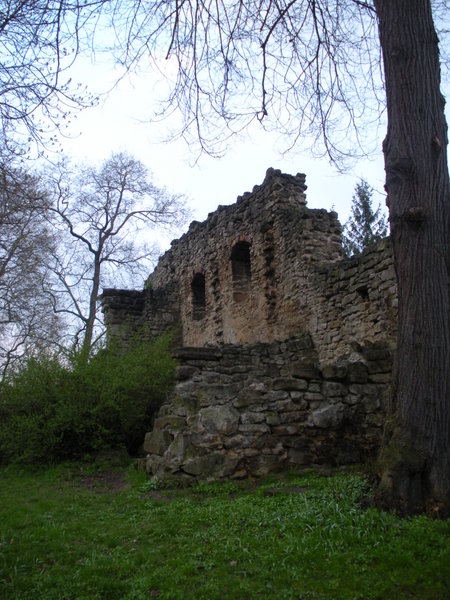 ruins in a park in Weimar