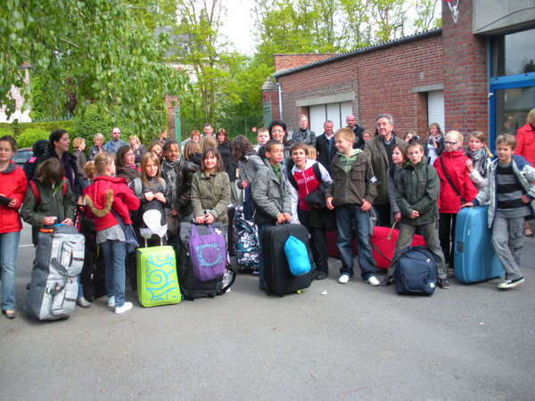 all 27 of us before departure