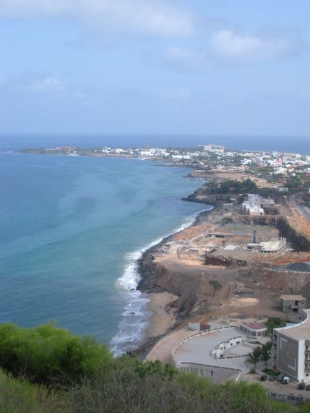 view of les Almadies from the lighthouse