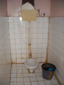 the toilet at the center