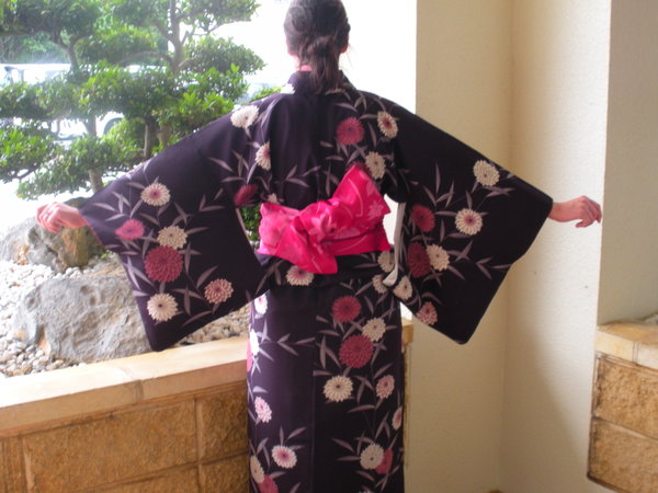 back of the kimono