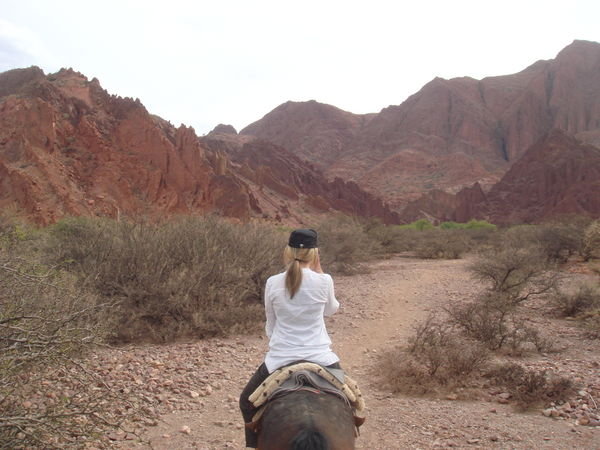 Kerri taking in the view