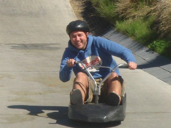 Jake on the Luge 