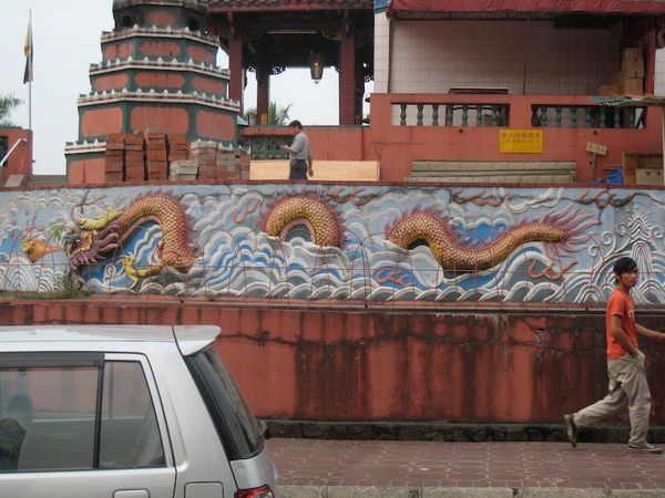 dragon on temple