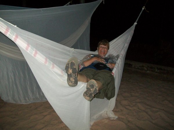 My first night in a hammock