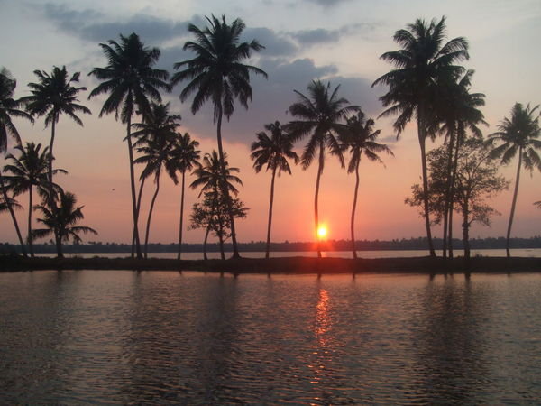 Sunset - Keralan Backwaters