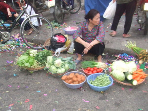 Street Seller in Hanoi