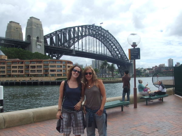 Clare and Jem at Sydney Harbour Bridge