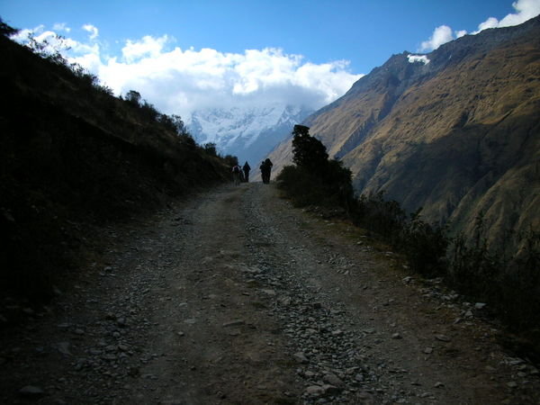 The roads that we were trekking on