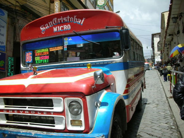 Bus in La Paz
