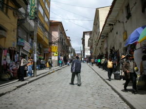 street in La Paz