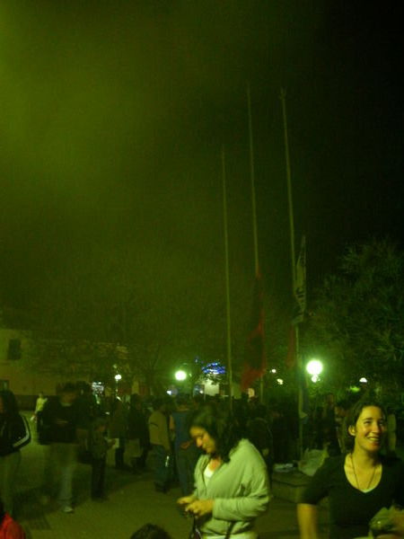 at the Che Guevara festival in Vallegrande