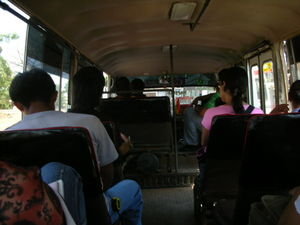 Riding the "bus" in Santa Cruz