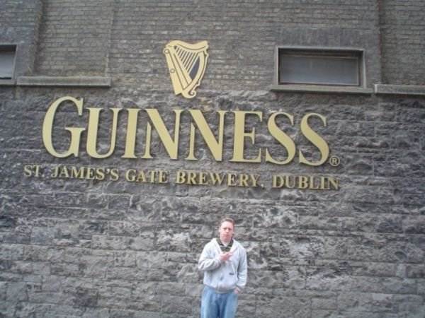 Outside the Guiness Factory