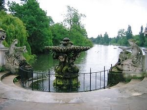 The Italian Fountains area