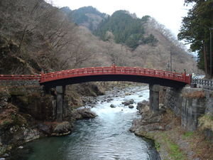 Shin kyo bridge from 1700 