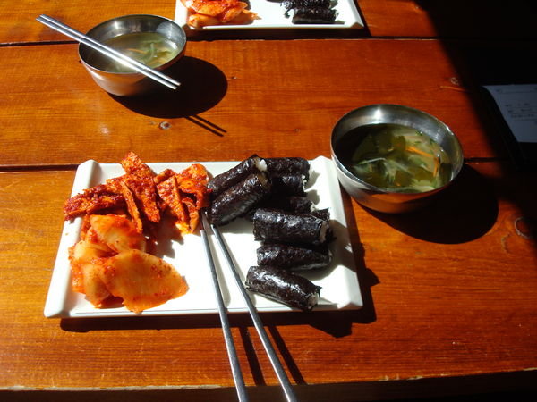 my first korean breakfast