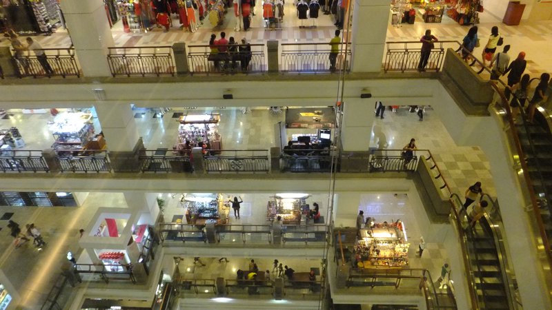 Inside KL Mall.