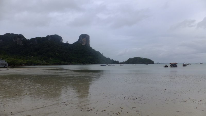 East Railay - we stayed on slope under cliff