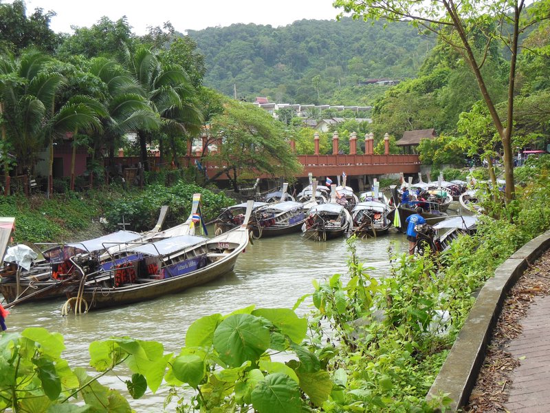 Long Tailed boats from Ao Nang