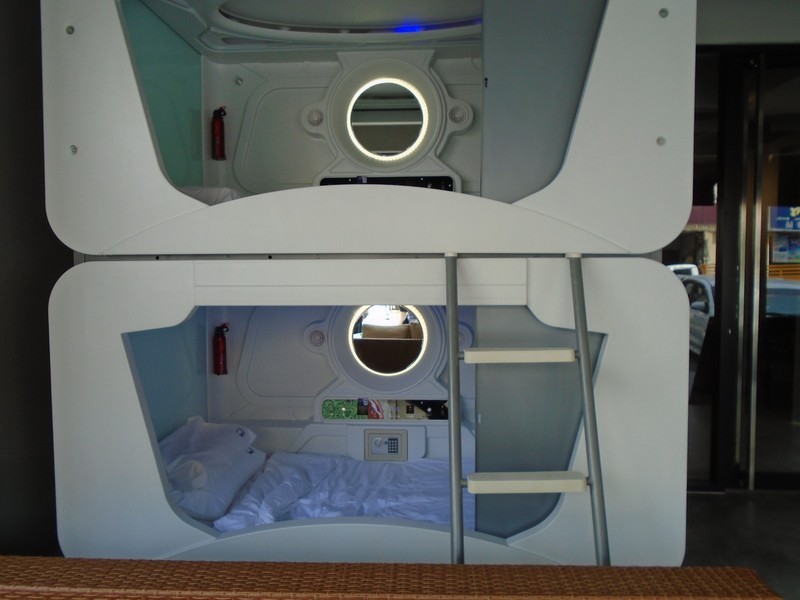 time capsule hotel rooms
