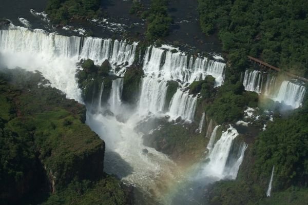 Iguazu Falls from the air