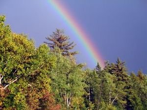 Rainbow Over Churchill Lake