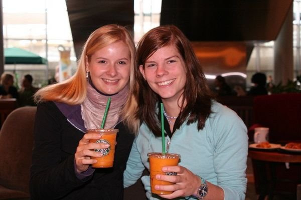 Starbucks mit Kathrin
