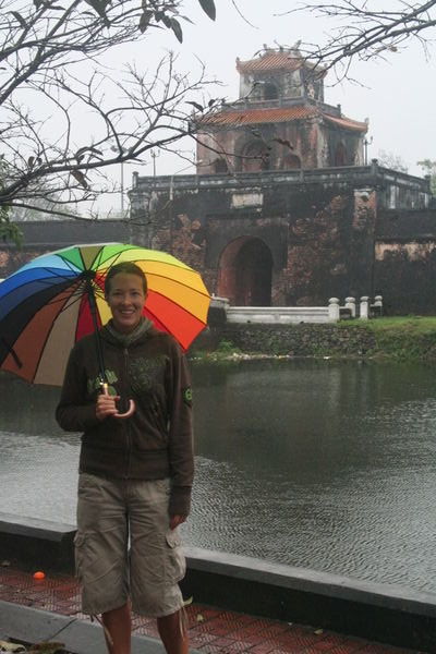 Claire outside the Citadel - Hue
