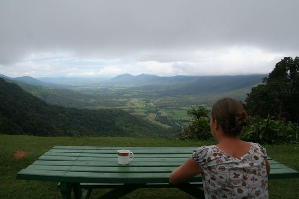 View from our campsite at Eungella National Park.