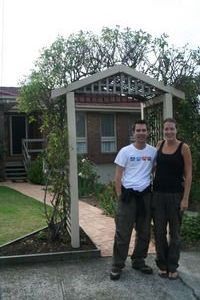 Us outside the Kennedy's, Ramsay Street, Melbourne