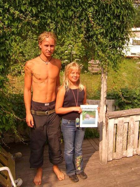 Viking and his sister