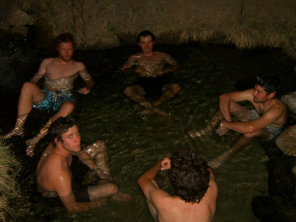 A naked german in the hotspring! - Bishop