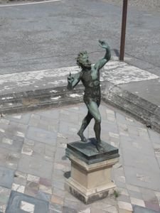 A statue of Pan