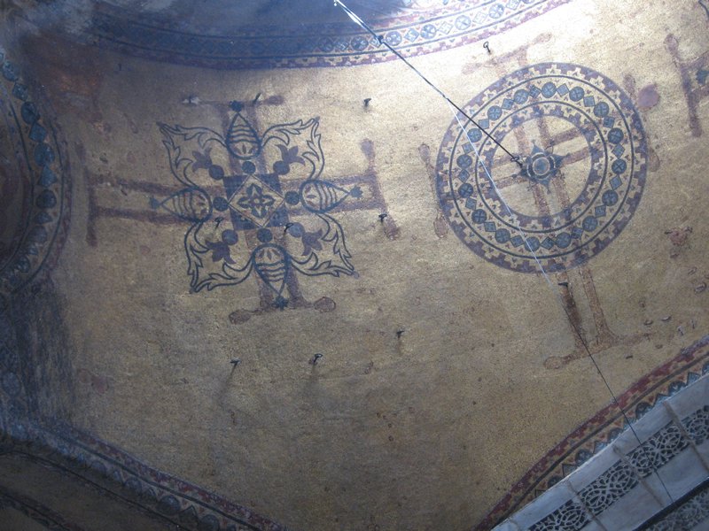 Ceiling in Hagia Sophia