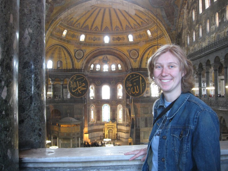 Me inside Hagia Sophia