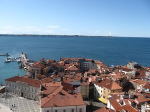 Piran from the Bell Tower