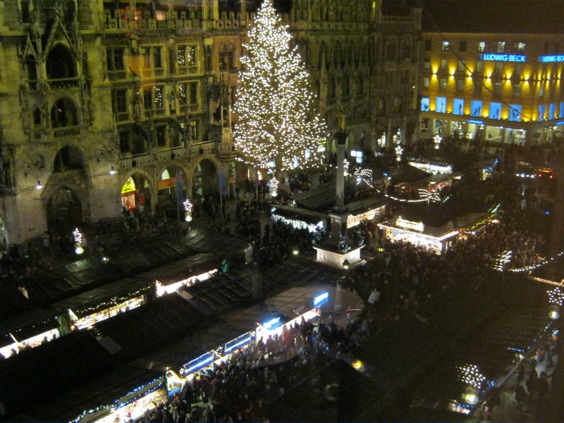 Christmas Market from Above