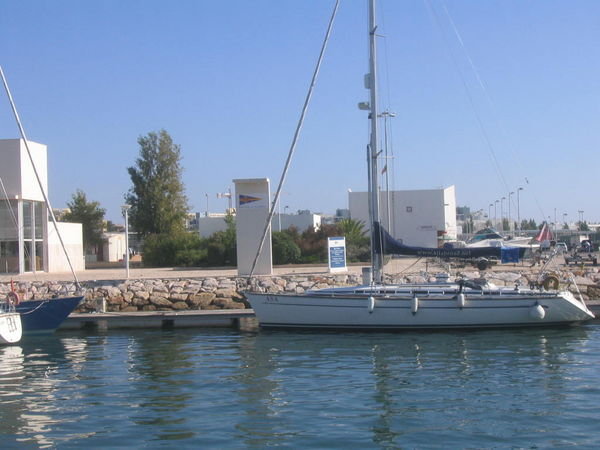 Our boat, Time Out II (Bavaria 44), at Lagos marina